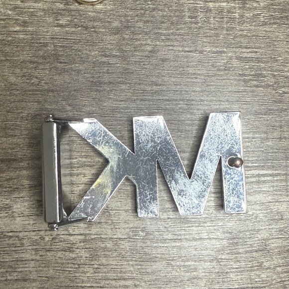 Michael Kors Logo Accessories Set - Belt Buckle Keychain & Bag Charms - Picture 5 of 7